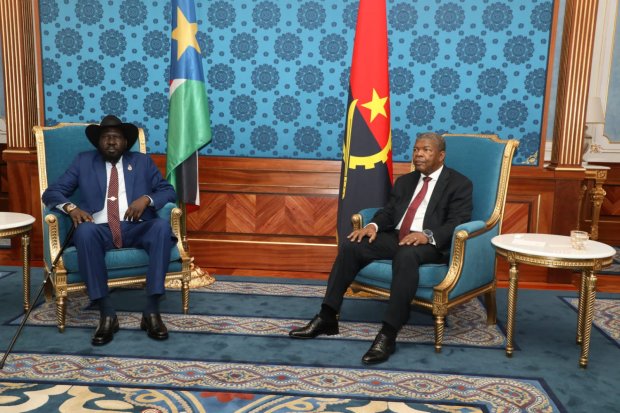 PRESIDENTE DA REPÚBLICA RECEBE HOMÓLGO DO SUDÃO DO SUL