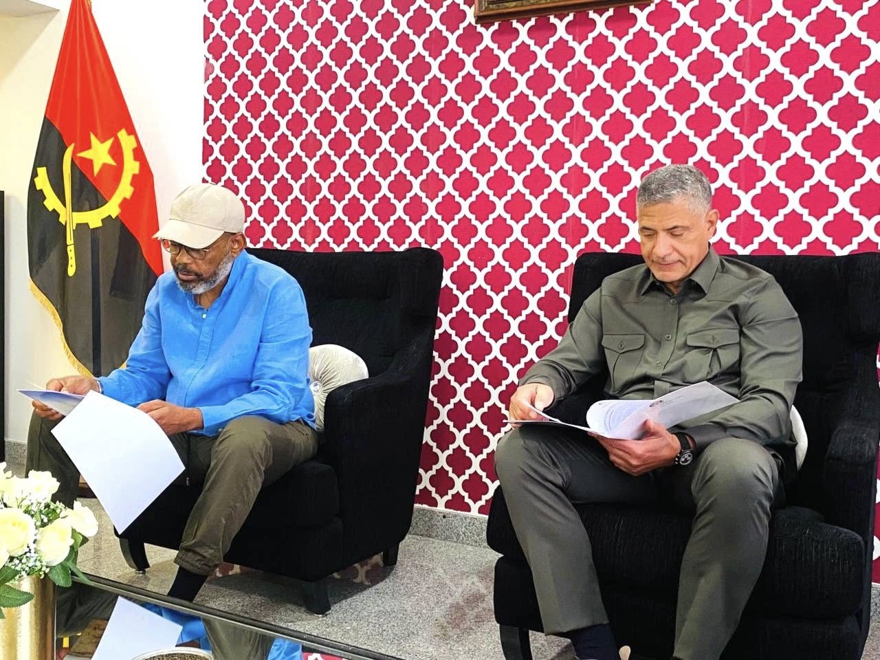 MINISTRO DA ENERGIA E ÁGUAS TRABALHA NO NAMIBE