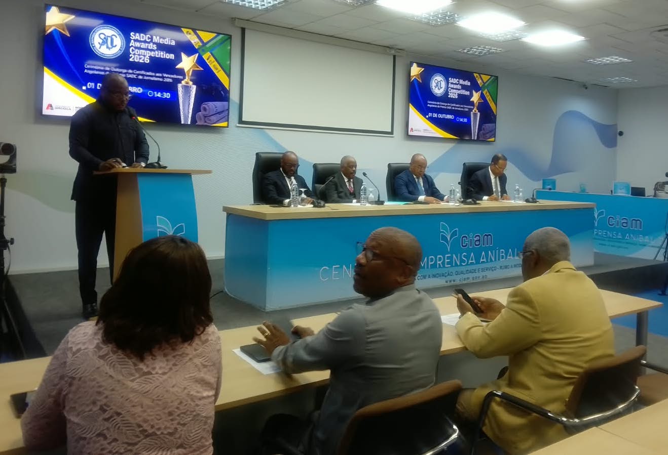 VENCEDORES ANGOLANOS DO PRÉMIO SADC DE JORNALISMO 2026 DISTINGUIDOS NO CIAM