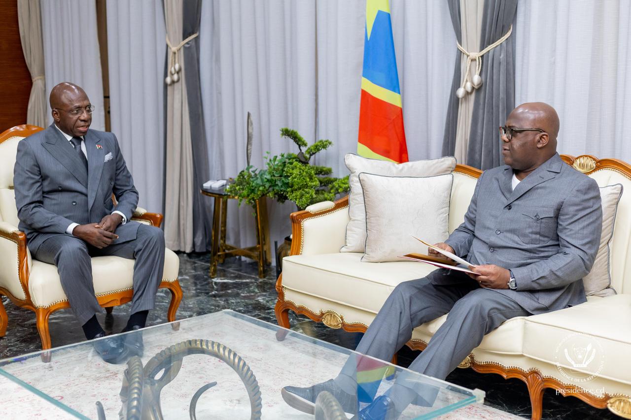 PRESIDENTE DA REPÚBLICA ENDEREÇA MENSAGEM AO HOMÓLOGO DA RDC