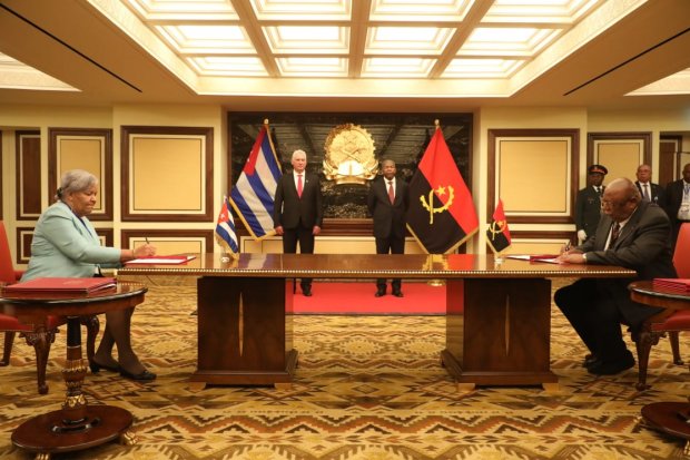 ANGOLA E CUBA ASSINAM ACORDOS EM DIFERENTES DOMÍNIOS