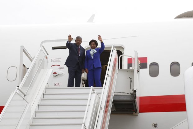 PRESIDENTE JOÃO LOURENÇO A CAMINHO DO JAPÃO