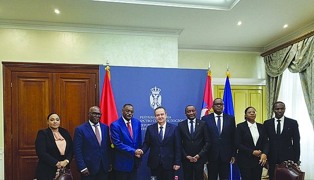 DOMINGOS VIEIRA LOPES NA SÉRVIA PARA REFORÇO DA COOPERAÇÃO