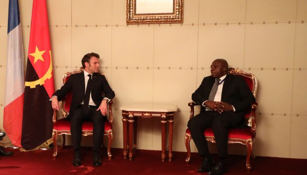 EMMANUEL MACRON NO MUSEU DA MOEDA