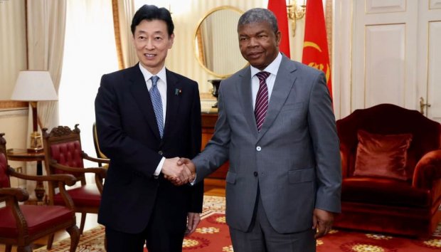 PRESIDENTE DA REPÚBLICA RECEBE MINISTRO JAPONÊS