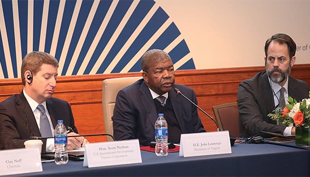 JOÃO LOURENÇO ABORDA COM EMPRESÁRIOS NORTE-AMERICANOS