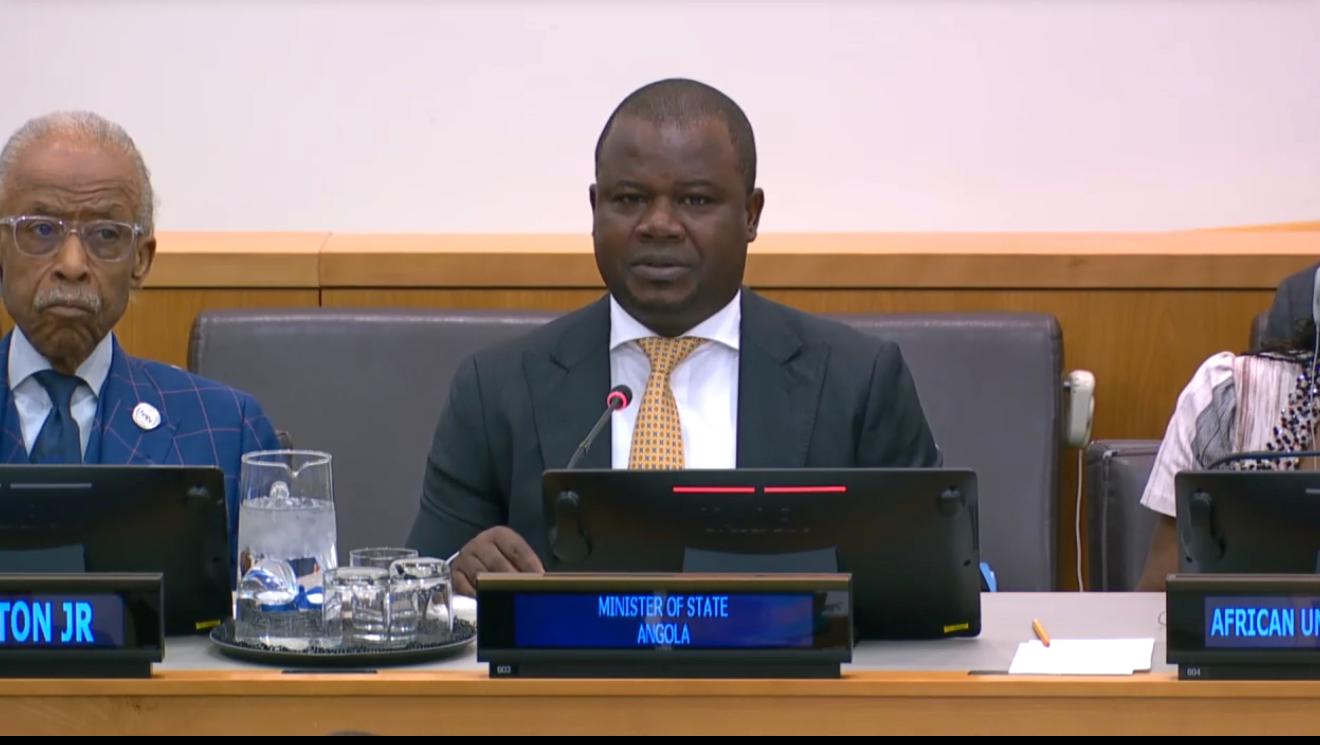 ANGOLA VOTA  A FAVOR DE RESILUÇÃO PARA JUSTIÇA REPARATÓRIA PELO TRÁFICO TTANSATLÂNTICO