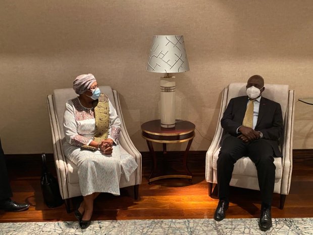 VICE-PRIMEIRA MINISTRA DA NAMÍBIA  VISITA  ANGOLA