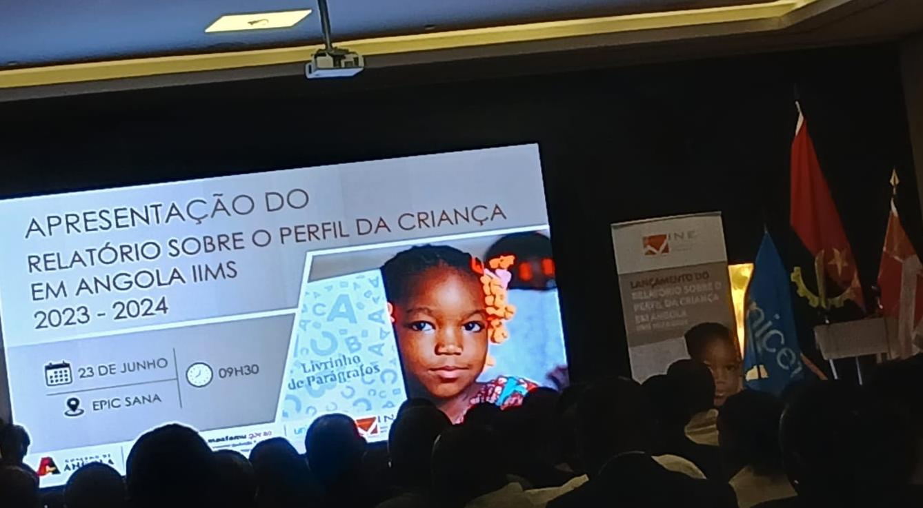 PERFIL DA CRIANÇA EM ANGOLA APRESENTADO EM RELATÓRIO PELO INE