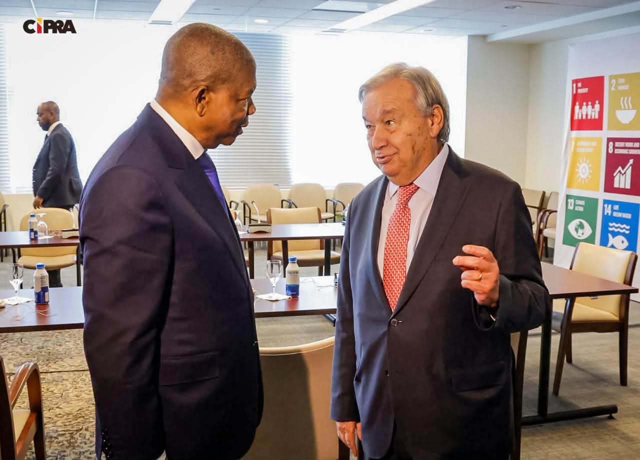 PRESIDENTE DA REPÚBLICA MANTÉM ENCONTRO  COM SECRETÁRIO GERAL DA ONU EM NOVA IORQUE