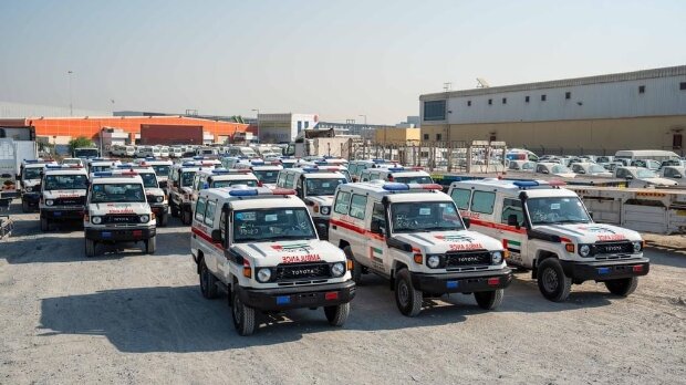 ANGOLA RECEBE 25 AMBULÂNCIAS E MEDICAMENTOS DOS EMIRADOS ÁRABES UNIDOS
